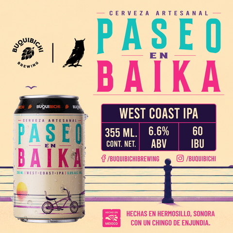 CERVEZA BUQUI BICHI PASEO EN BAIKA 12 PACK