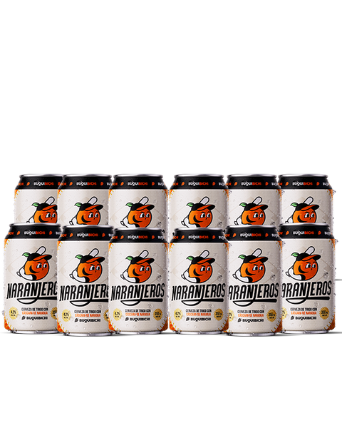 CERVEZA BUQUI BICHI NARANJEROS 12 PACK